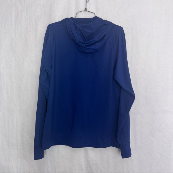 Merrell opti wick UPF 30+ zip up jacket mens large blue 172 - Picture 4 of 5